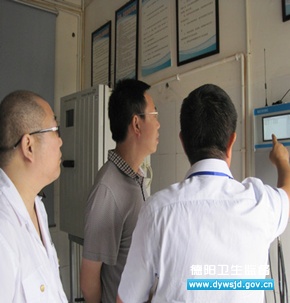 中江县集中复查做好创卫工作